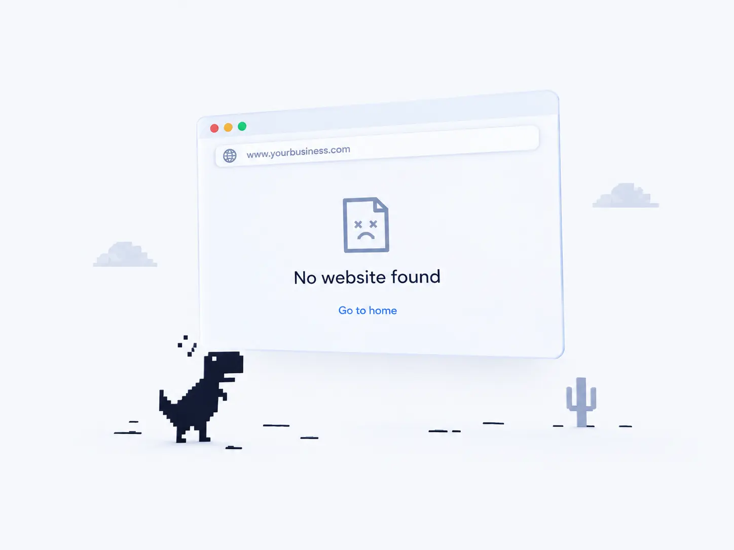 Old, dated, unengaging website